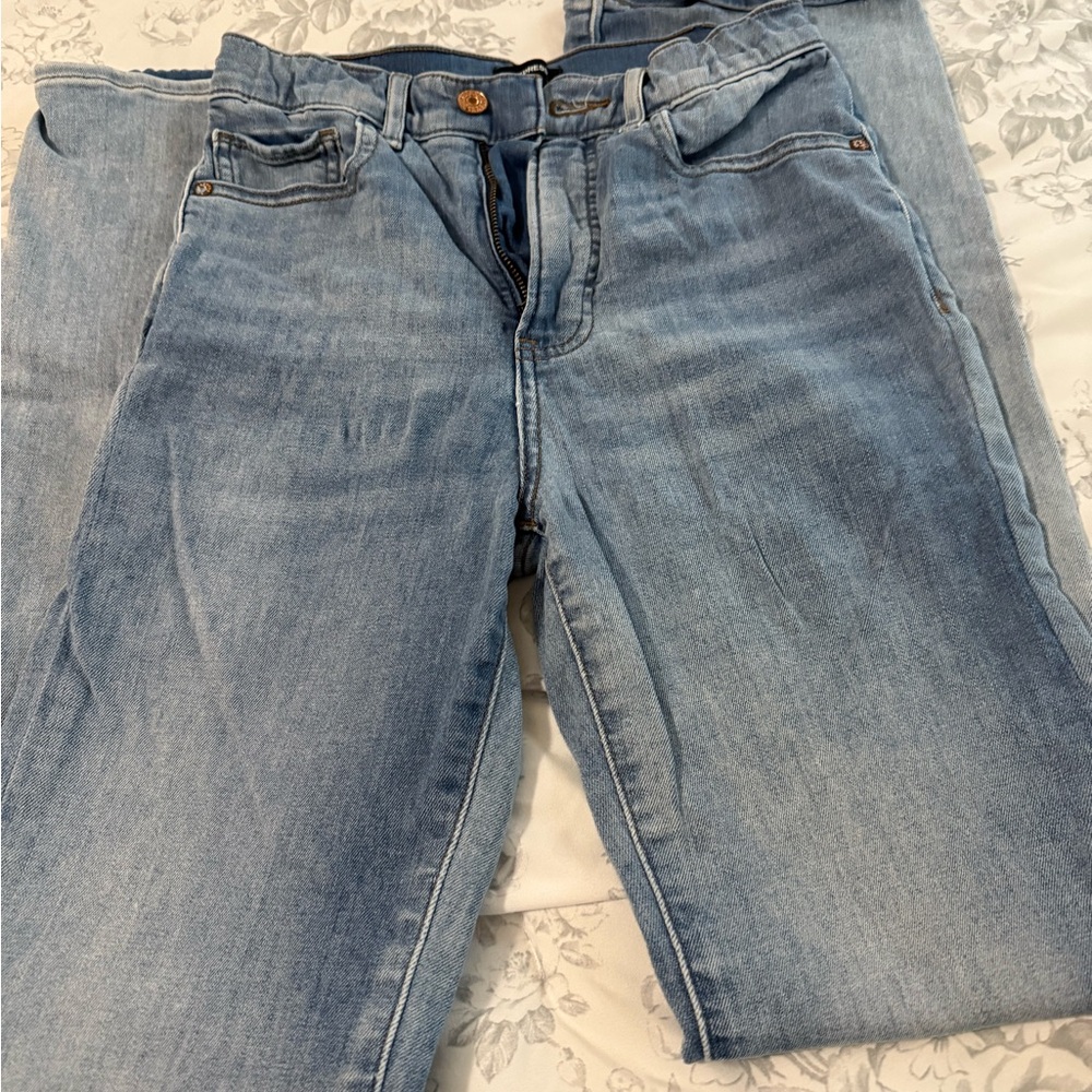 Express Women’s Boot Cut Jeans in Light Blue